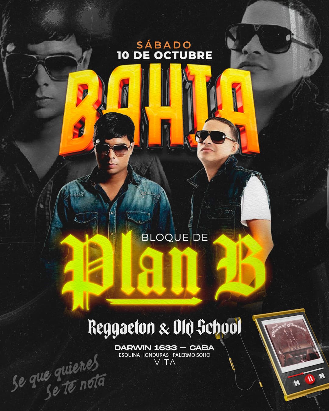 Portada de Sáb 10/10 - BAHIA Reggaeton Old - Especial Plan B