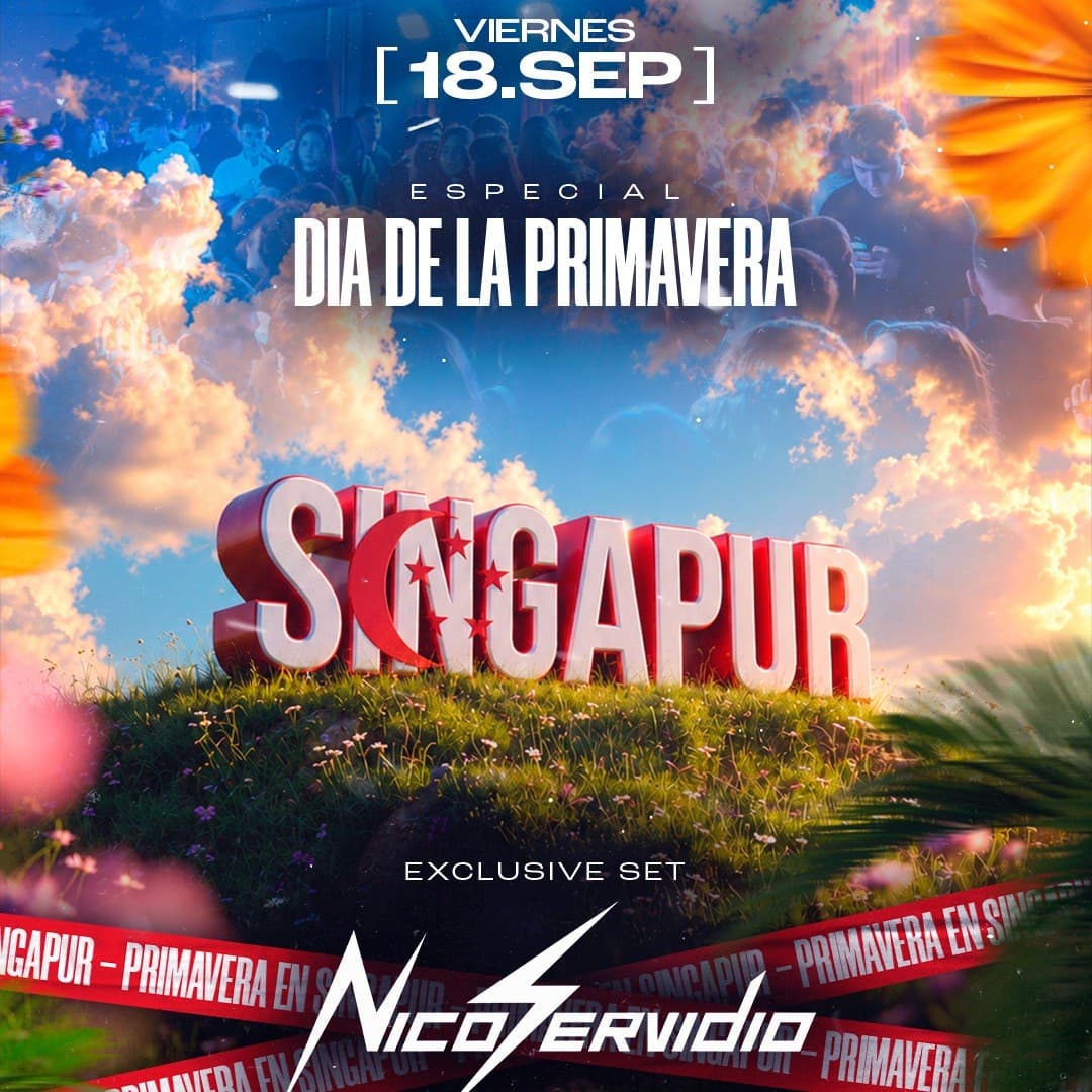 Portada de Viernes 18/9 - DIA DE LA PRIMAVERA en SINGAPUR !!