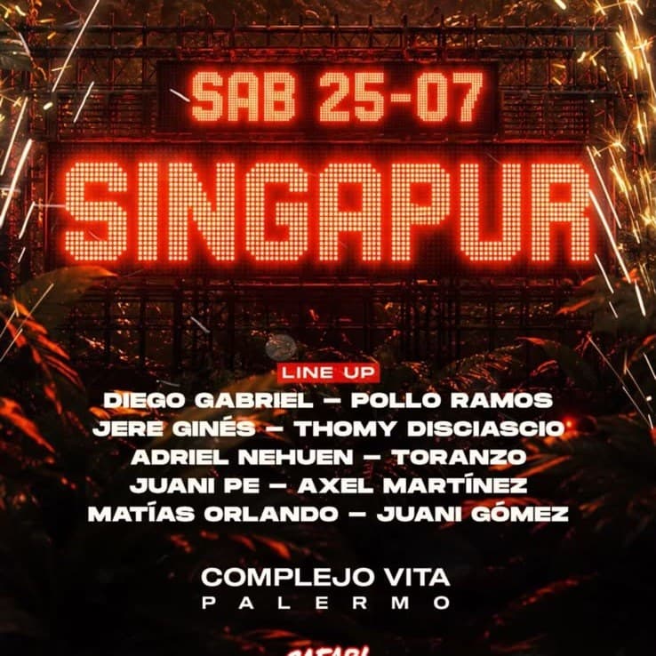 Portada de Sábado 25/7 - SINGAPUR