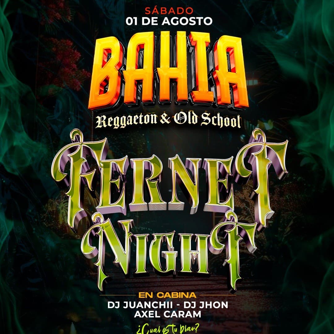 Portada de Sab 1/8 - BAHIA Reggaeton Old - DJ INVITADO: AXEL CARAM